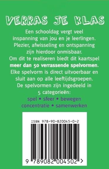 Achterkant van Verras je klas