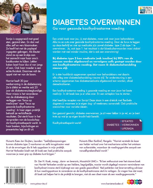 Achterkant van Diabetes overwinnen