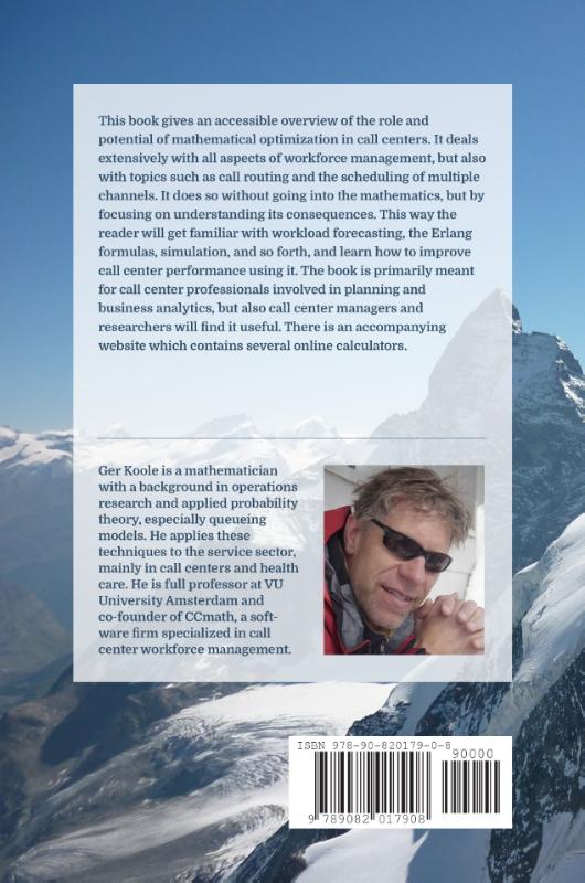 Achterkant van Call center optimization
