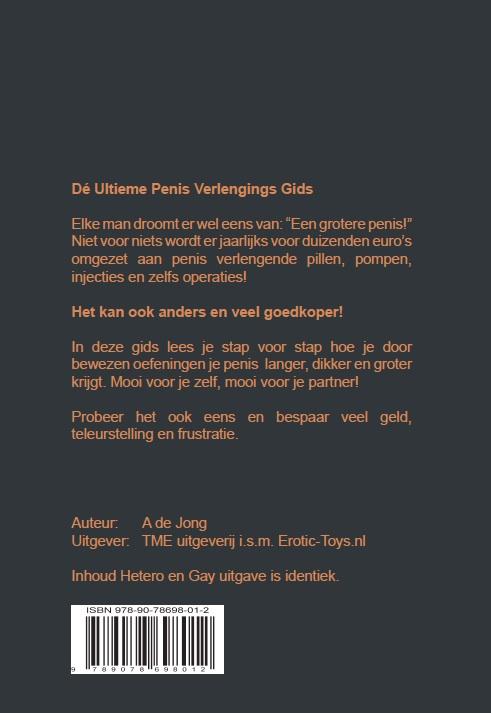 Achterkant van De Ultieme Penis Verlengings Gids - Luxe Pakket