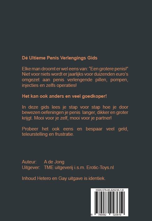 Achterkant van De Ultieme Penis Verlengings Gids - Luxe Pakket