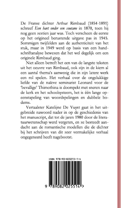 Achterkant van Een hart onder een soutane