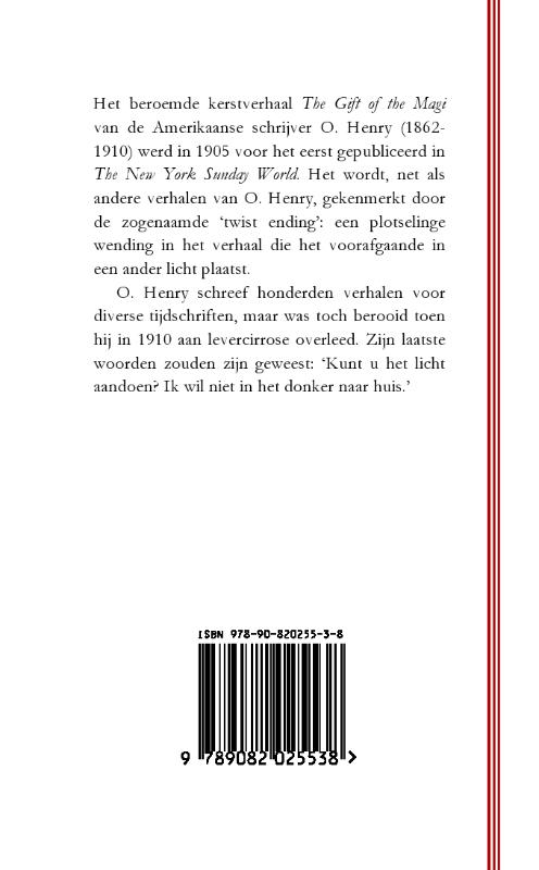 Achterkant van Het geschenk van de wijzen