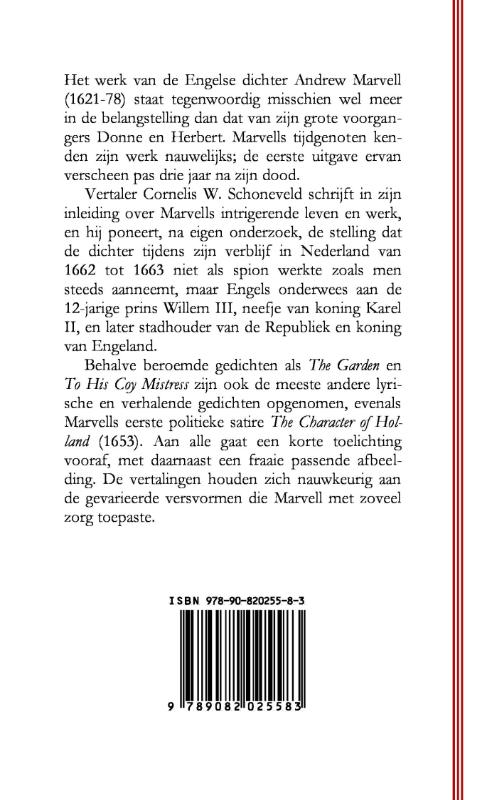 Achterkant van Gedichten