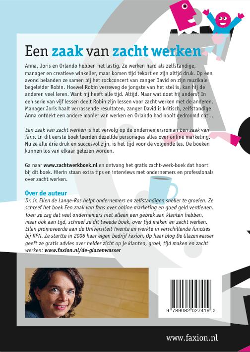 Achterkant van Een zaak van zacht werken