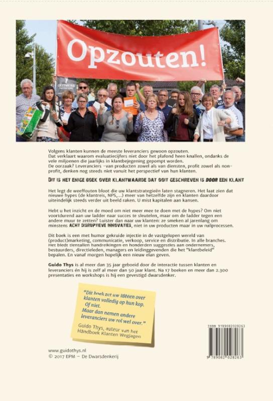 Achterkant van Opzouten!