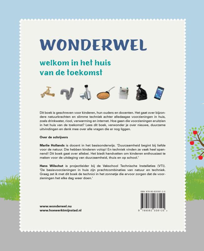 Achterkant van Wonderwel