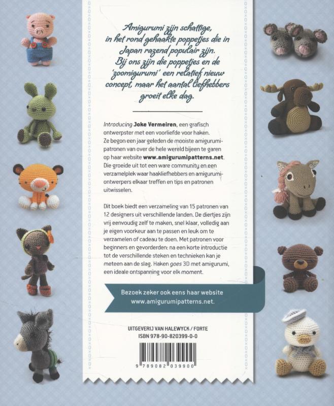 Achterkant van Zoomigurumi