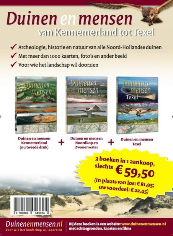 Achterkant van Duinen en mensen van Kennemerland tot Texel
