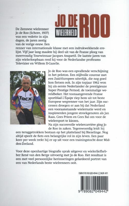 Achterkant van Jo de Roo