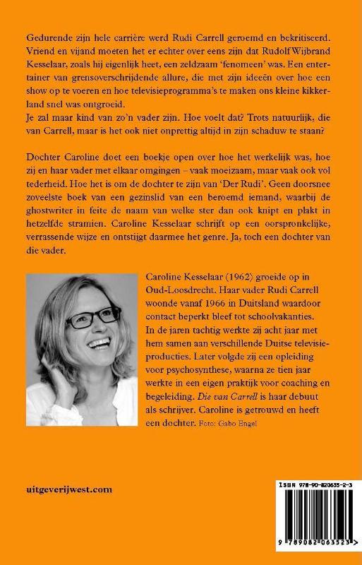Achterkant van Die van Carrell