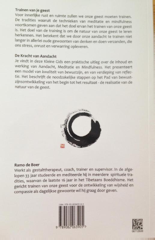 Achterkant van De kracht van aandacht