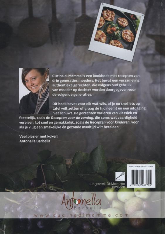 Achterkant van Cucina di Mamma