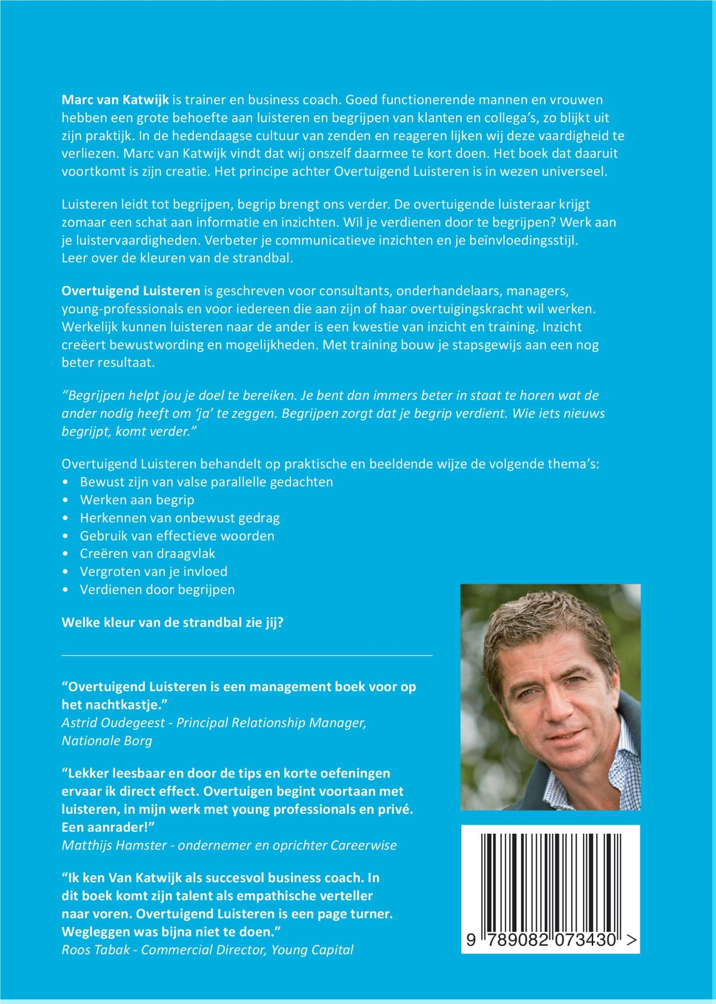 Achterkant van Overtuigend Luisteren