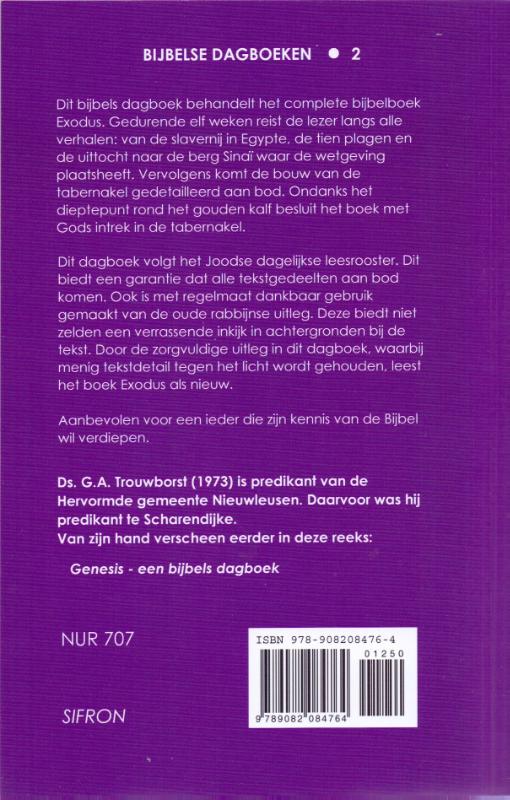 Achterkant van Exodus