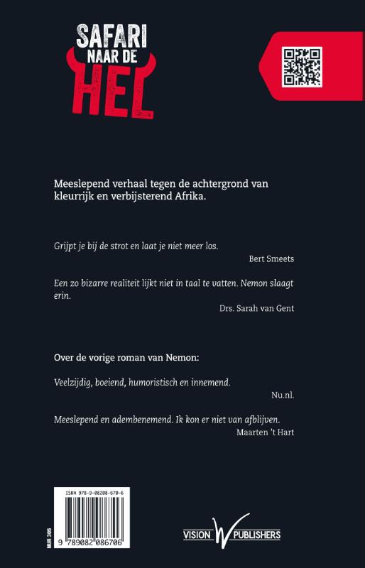 Achterkant van Safari naar de hel