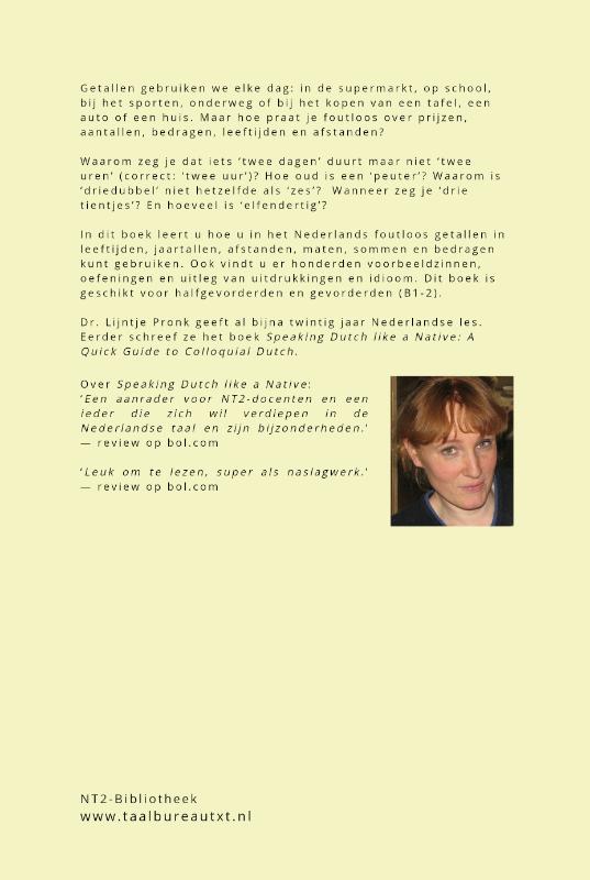 Achterkant van Hoe gebruik je getallen in het Nederlands