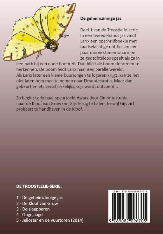 Achterkant van De geheimzinnige jas