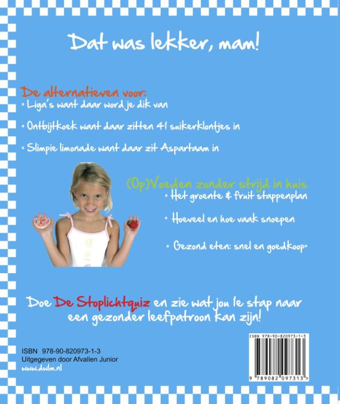 Achterkant van Dat was lekker mam!