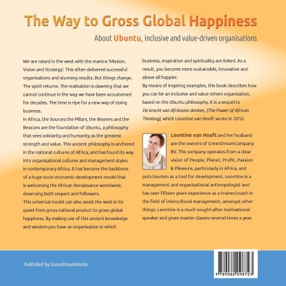 Achterkant van The way to gross global happiness