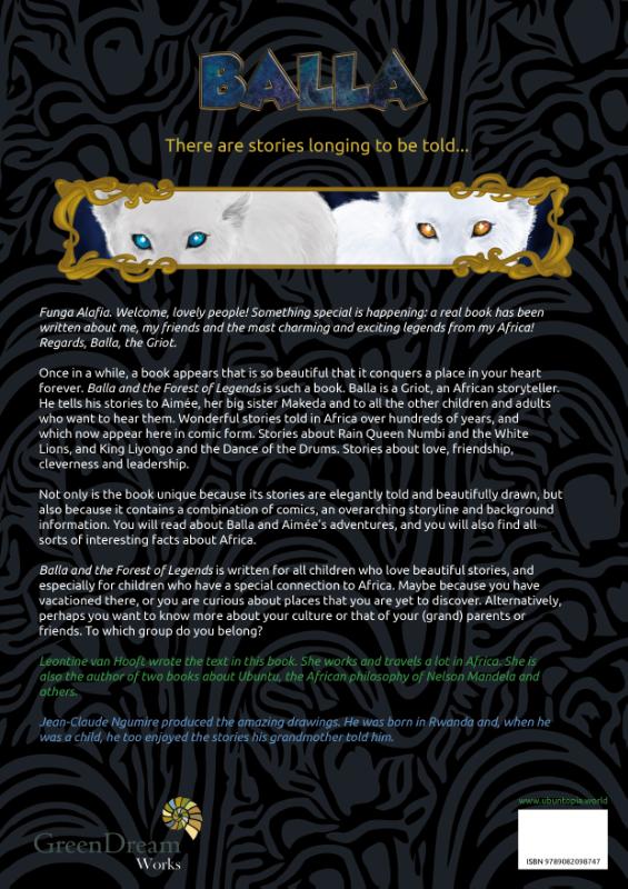 Achterkant van Balla and the Forest of Legends