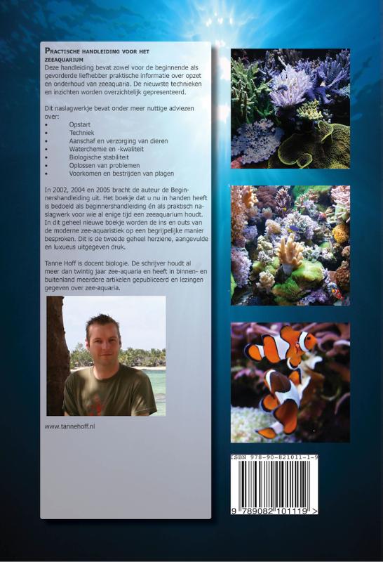 Achterkant van Praktische handleiding voor het zeeaquarium