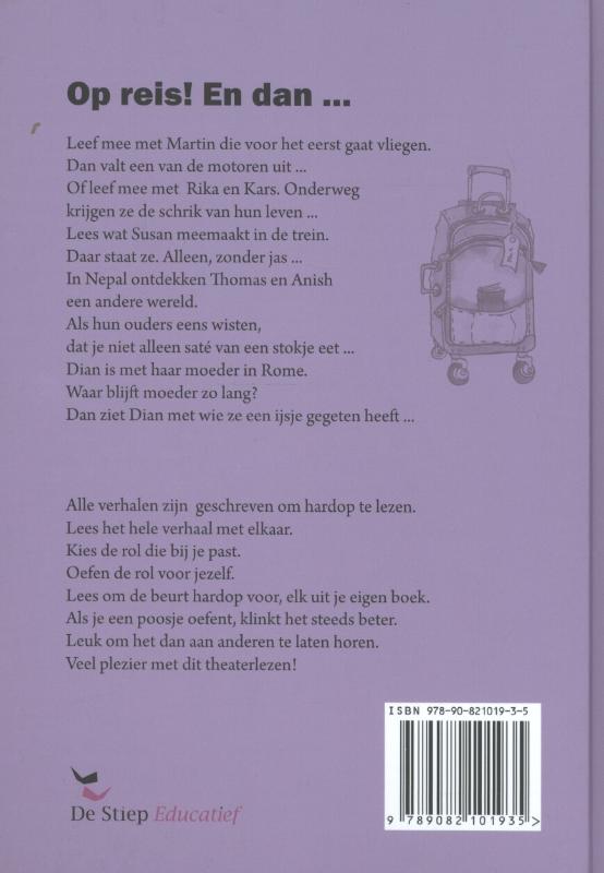 Achterkant van Op reis! En dan