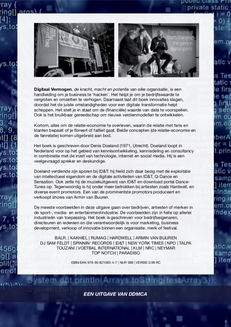 Achterkant van Digitaal vermogen
