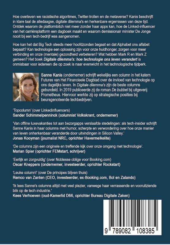 Achterkant van Digitale Dilemma's