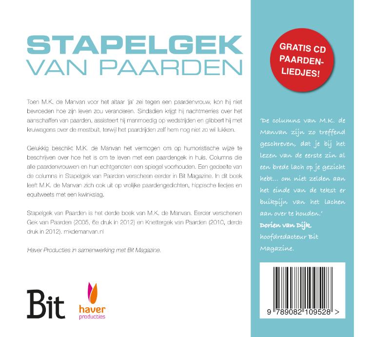 Achterkant van Stapelgek van paarden