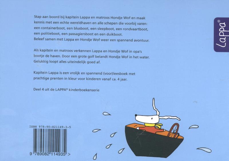 Achterkant van Kapitein Lappa