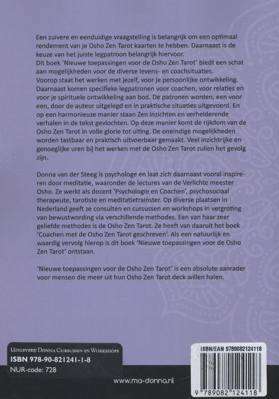 Achterkant van Nieuwe toepassingen voor de Osho Zen Tarot