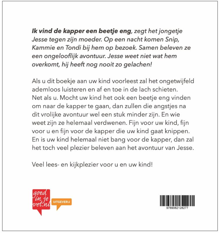 Achterkant van Ik vind de kapper helemaal niet eng