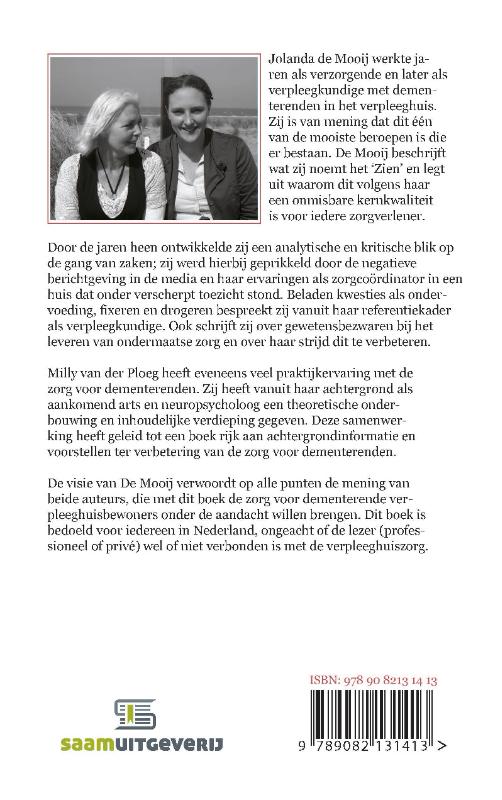Achterkant van Zorg naar eer en geweten