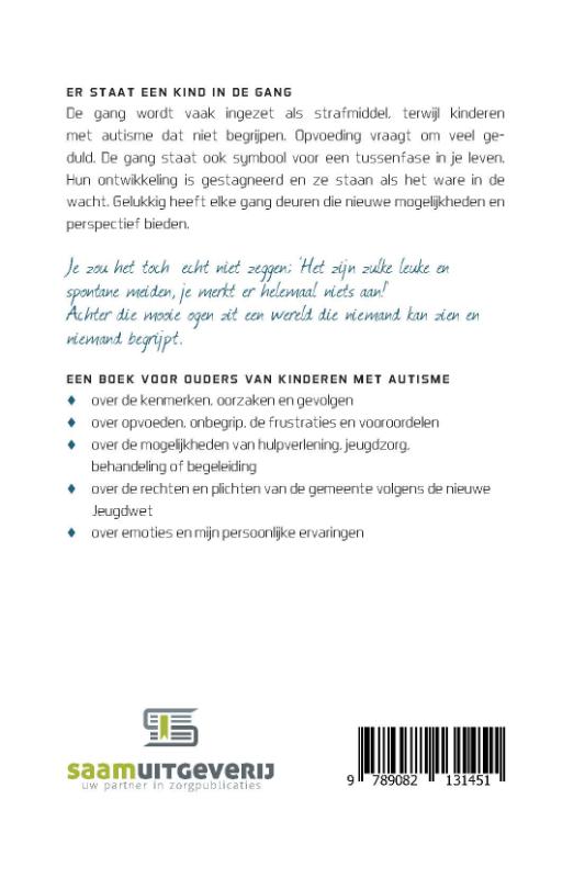 Achterkant van Kind en Autisme