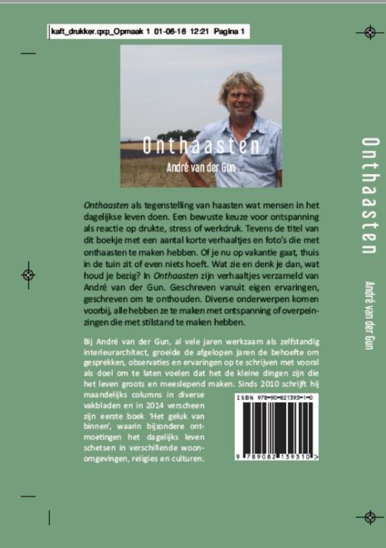 Achterkant van Onthaasten
