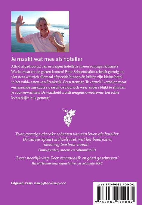 Achterkant van Je maakt wat mee als hotelier