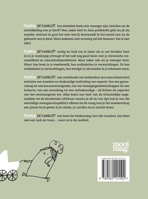 Achterkant van Mama ontzwangert