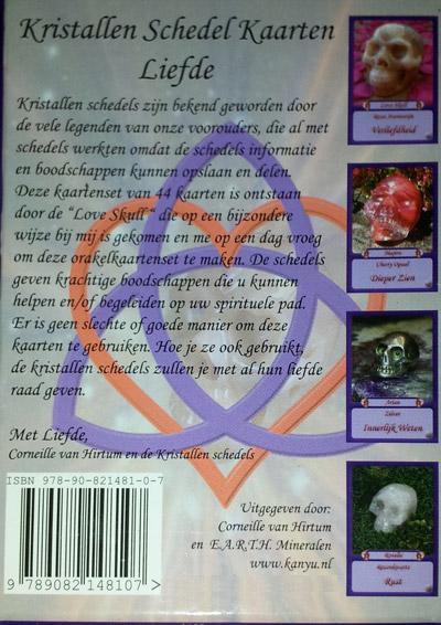 Achterkant van Kristallen schedel kaarten , liefde