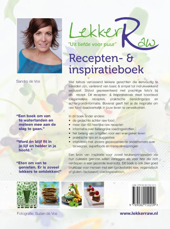 Achterkant van LekkerRaw