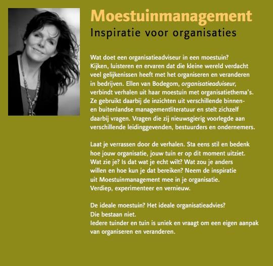 Achterkant van Moestuinmanagement