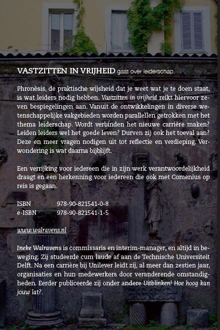 Achterkant van Vastzitten in vrijheid