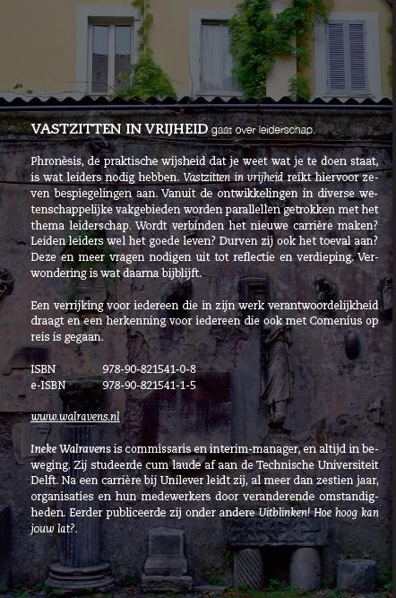 Achterkant van Vastzitten in vrijheid