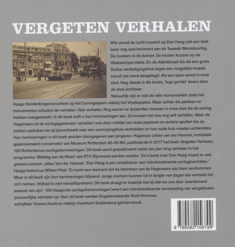 Achterkant van Vergeten verhalen