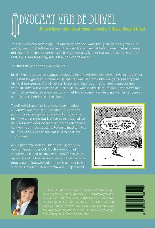 Achterkant van Of toch liever slim en efficiënt scheiden? Ofwel Keep it Nice!
