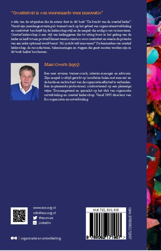 Achterkant van De kracht van de creatief leider