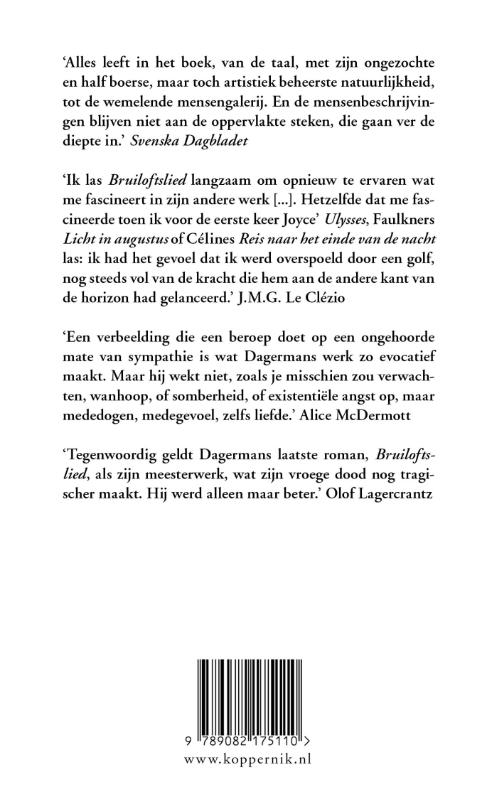 Achterkant van Bruiloftslied