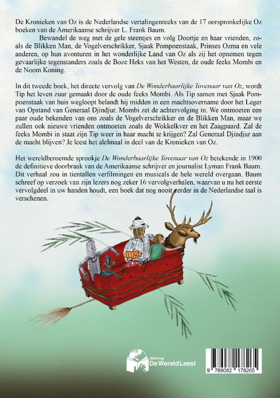 Achterkant van Het wonderlijke land van Oz
