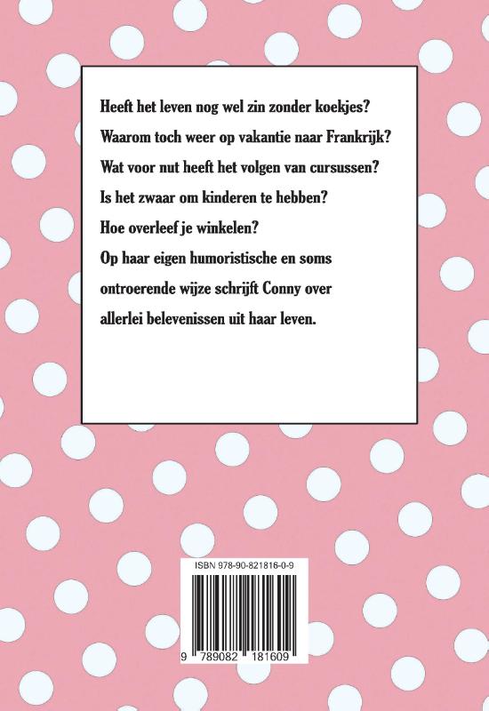 Achterkant van Zonder koekjes heeft het leven geen zin!