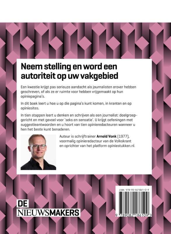 Achterkant van Effectief opiniestukken schrijven